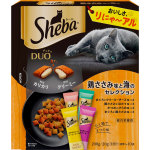 Sheba Duo 貓零食 日本貓貓夾心酥 精選雞柳及海鮮味 20g 10袋入 貓零食 寵物零食 Sheba 寵物用品速遞