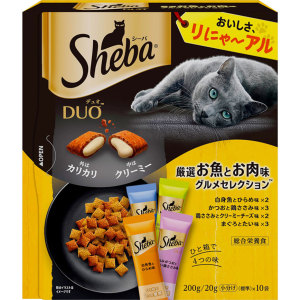 貓小食-Sheba-Duo-貓零食-日本貓貓夾心酥-嚴選魚肉-雞肉風味-20g-10袋入-Sheba-寵物用品速遞