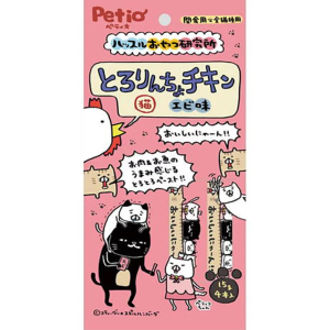 貓小食-Petio-貓小食-水分補充-雞肉-蝦肉醬-15gx4本-90603130-Petio-寵物用品速遞