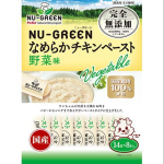 Petio NU-GREEN 日本產 狗零食 無添加 雞肉肉醬 蔬菜味(+鐵質・β-胡蘿蔔素) 14g 8本入 (90503149) 狗零食 Petio 寵物用品速遞
