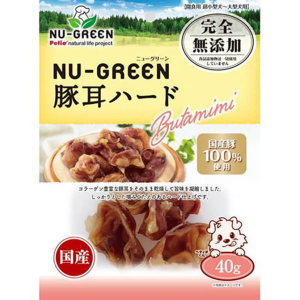 狗小食-Petio-NU-GREEN-日本產-狗零食-無添加-潔齒-硬豬耳-40g-90503293-Petio-寵物用品速遞