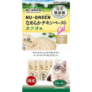 貓小食-Petio-NU-GREEN-日本產-貓零食-無添加肉醬-雞肉-鰹魚味-14g-4本入-90603318-NU-GREEN-寵物用品速遞
