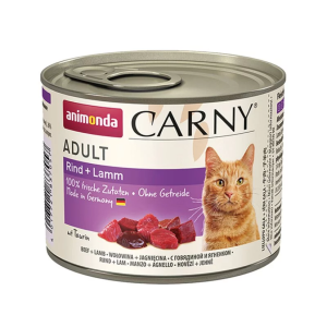 貓罐頭-貓濕糧-Animonda-Carny-無穀物成貓主食罐-牛-羊-200g-90401185-Animonda-寵物用品速遞