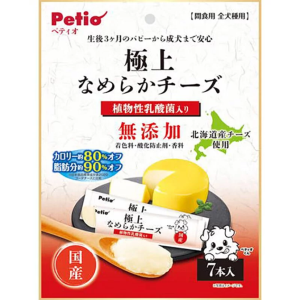 狗小食-Petio-日本產-無添加-軟滑芝士醬-乳酸菌-低脂低卡-7本入-90503140-Petio-寵物用品速遞