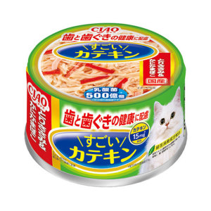 貓罐頭-貓濕糧-CIAO-日本貓罐頭-牙齒牙齦健康-雞肉及蟹柳味-80g-A-221-CIAO-INABA-寵物用品速遞