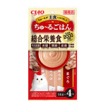 CIAO 貓零食 日本主食肉泥 2千億乳酸菌 金槍魚雞肉醬 14g 4本入 (SC-461) 貓小食 CIAO INABA 貓零食 寵物用品速遞