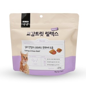貓小食-Nyangssaem-貓小食-平靜減壓夾心潔齒餅-海鮮味-49g-其他-寵物用品速遞