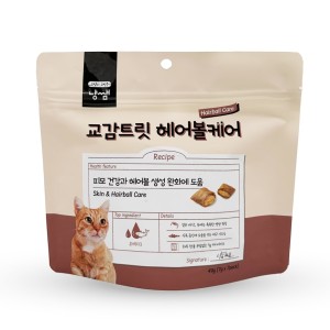貓小食-Nyangssaem-貓小食-毛球控制夾心潔齒餅-海鮮味-49g-其他-寵物用品速遞