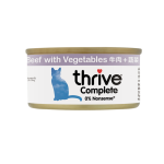 Thrive 貓罐頭 脆樂芙 牛肉+蔬菜 75g (淺紫色) (T_C_B) 貓罐頭 貓濕糧 Thrive 脆樂芙 寵物用品速遞
