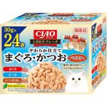 CIAO 貓小食 日本 INABA こだわり 金槍魚+鰹魚 (紅藍) 30g×24袋 (IC-513) 貓小食 CIAO INABA 貓零食 寵物用品速遞