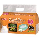 CIAO 貓用品 日本 寵物尿墊 CozyLife 20片裝 (PSC-01) 貓咪日常用品 貓砂盆用消臭用品 寵物用品速遞