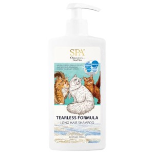 貓咪清潔美容用品-SPA寵物溫泉-無淚配方長毛貓沖涼液-350ml-貓用-P023-皮膚毛髮護理-寵物用品速遞