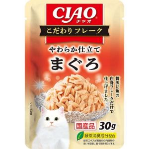 貓小食-CIAO-貓濕糧-日本-INABA-こだわりフレーク-金槍魚味-30g-IC-507-CIAO-INABA-貓零食-寵物用品速遞