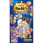 貓小食-CIAO-貓小食-日本-INABA-軟心粒粒零食-金槍魚和烤雞柳味-10g×3袋-QSC-266-CIAO-INABA-貓零食-寵物用品速遞