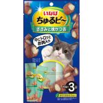 貓小食-CIAO-貓小食-日本-INABA-軟心粒粒零食-雞柳和烤鰹魚味-10g×3袋-QSC-267-CIAO-INABA-貓零食-寵物用品速遞