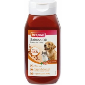 貓咪保健用品-Beaphar-天然三文魚油-Salmon-Oil-430ml-11285-貓犬用-營養膏-保充劑-寵物用品速遞