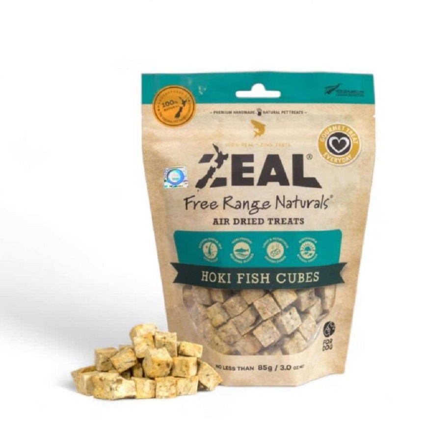 ZEAL ZEAL 狗小食 紐西蘭藍鱈魚粒 Hoki Fish 85g (NP028)