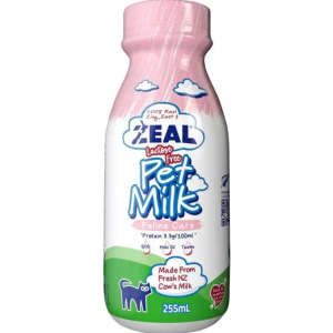 貓小食-ZEAL-無乳糖紐西蘭牛奶-255ml-NP052-貓用-ZEAL-寵物用品速遞
