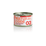 Natural Code 貓罐頭 雞⾁ & 三⽂⿂ Chicken & Salmon 85g (NCC03) 貓罐頭 貓濕糧 Natural Code 寵物用品速遞