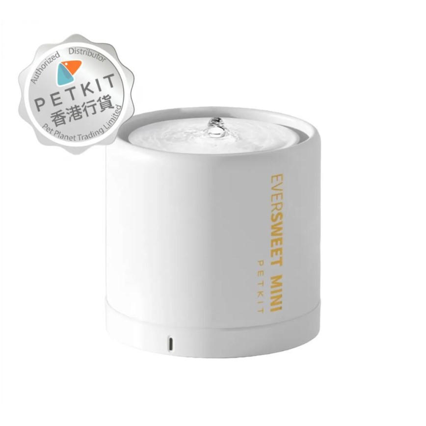 PETKIT PETKIT Eversweet Eversweet 5 mini 陶瓷無線水泵飲水機 白 1L (需插電使用) (pkw5cs)