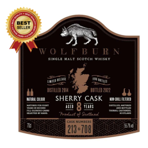 威士忌-Whisky-Wolfburn-8-Years-Sherry-Cask-Single-Malt-Limited-Release-700ml-其他威士忌-Others-清酒十四代獺祭專家
