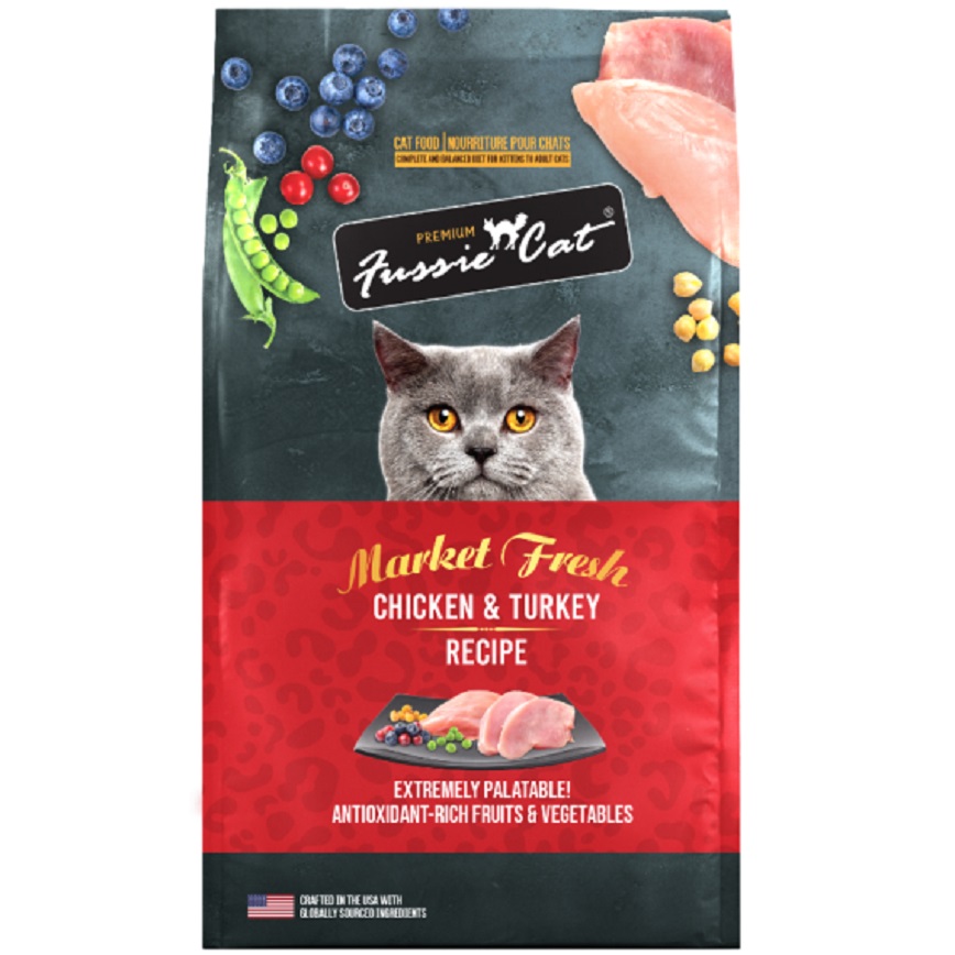 Fussie Cat Fussie Cat 貓糧 Market Fresh 純天然貓糧 雞肉及火雞配方 3.5lb (紅) (FU-CT2)