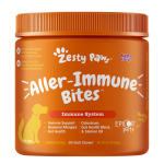 Zesty-Paws-抗敏免疫咀嚼軟粒-羊肉味-ALLER-IMMUNE-BITESLAMB-90CT-JAR-003266-TBS-腸胃-關節保健-寵物用品速遞