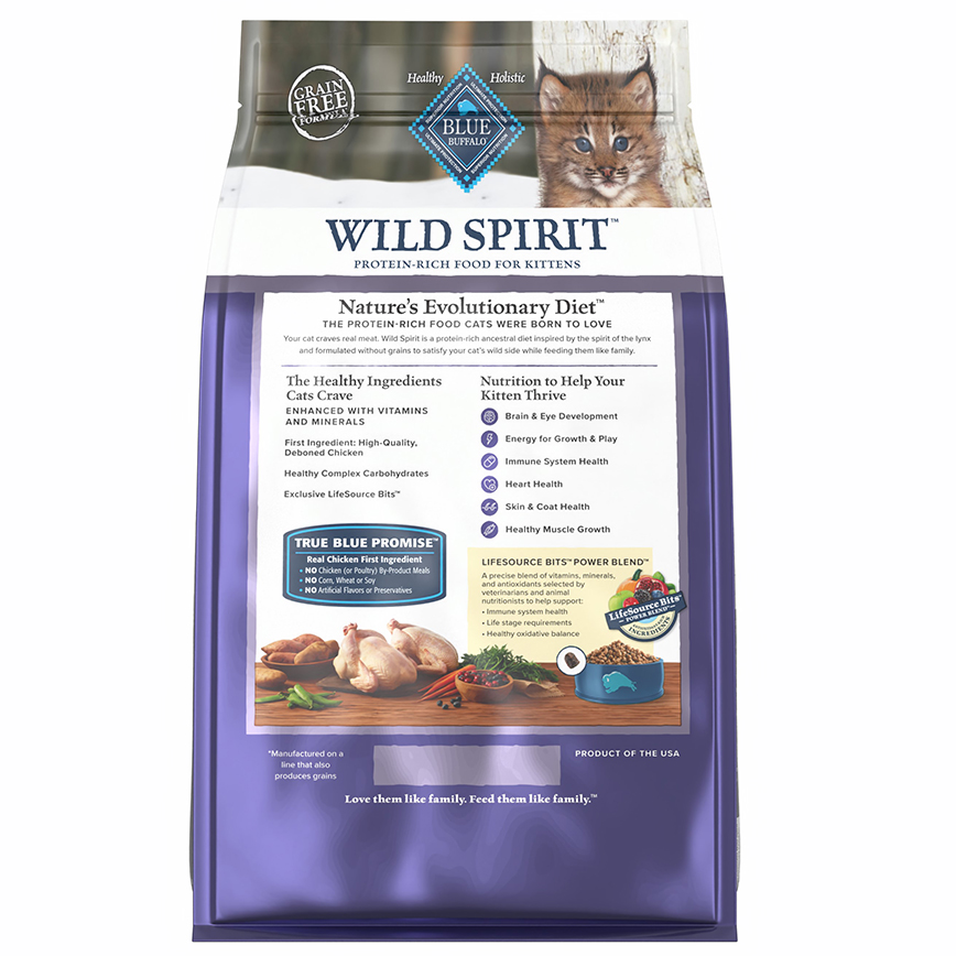 BLUE BUFFALO 貓糧 幼貓室內貓 雞肉配方 2lb (804717) (圖片3)