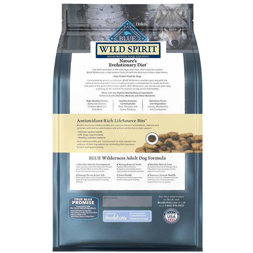 BLUE BUFFALO 狗糧 成犬 雞肉配方 4.5lb (800252) (圖片3)