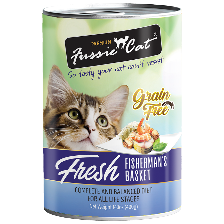 Fussie Cat 貓罐頭 漁夫之籃 400g (紫) (FU-4FBC) (新舊包裝隨機發貨) (圖片3)