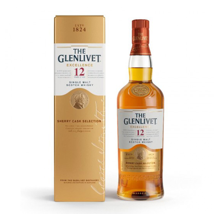 其他威士忌 Others Glenlivet 12 Years Single Malt 格蘭利威 金利12年麥芽威士忌 700ml (0102 0703)