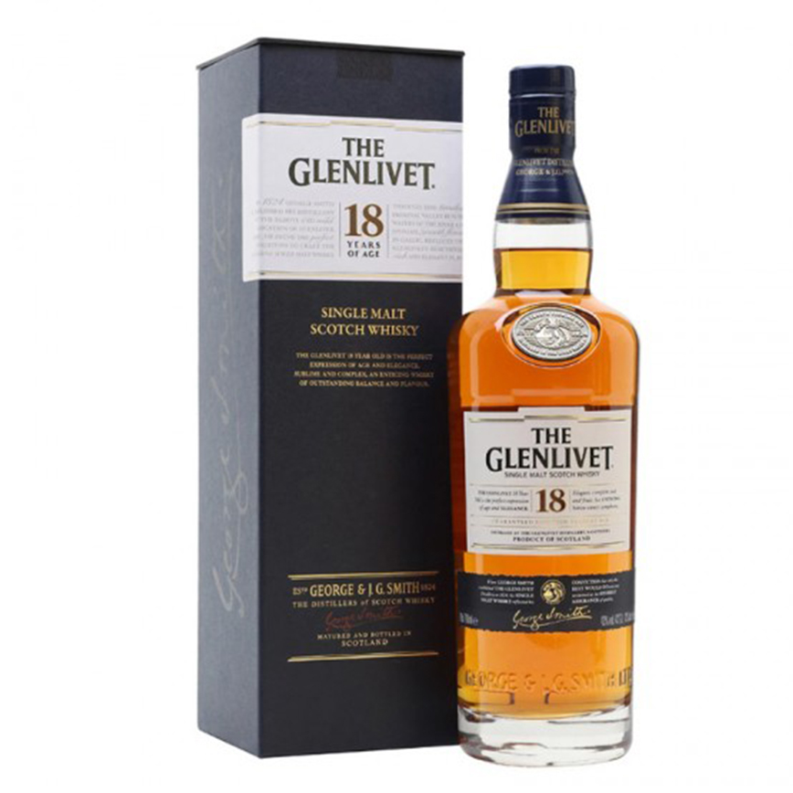 其他威士忌 Others Glenlivet 18 Years Single Malt 格蘭利威 金利18年麥芽威士忌 700ml (0102 0719)