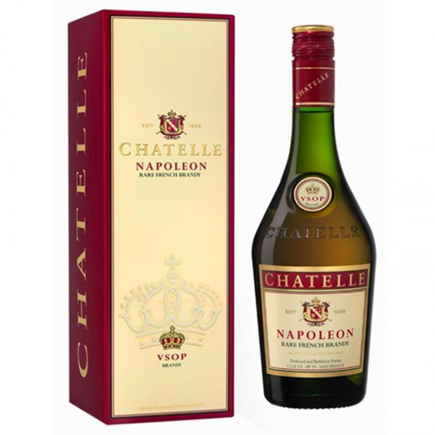 其他威士忌 Others Chatelle Napoleon VSOP Brandy (Giftbox) 法國夏特爾VSOP拔蘭地 (禮盒裝) 1L (0101 1083)