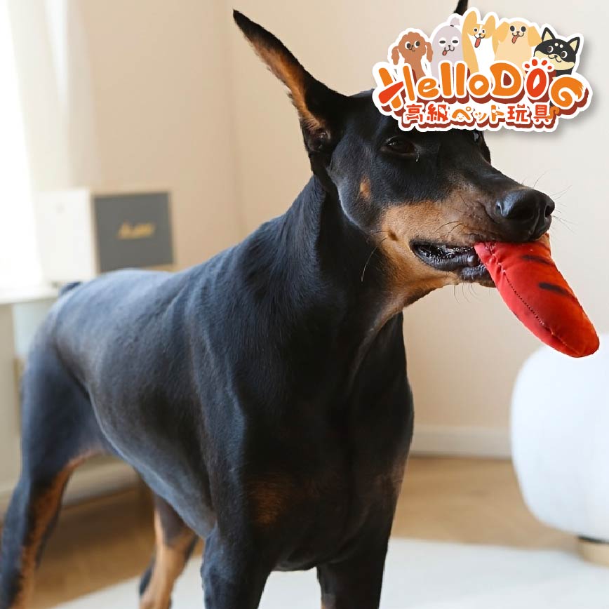 HelloDOG 玩具嚴選 狗狗嗶嗶發聲玩具 仿真食物 1件 (隨機款) (圖片3)