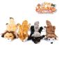 狗狗玩具-HelloDOG-高級毛絨系列-發聲磨牙潔齒狗玩具-皮殼動物-1件-隨機款-其他