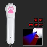 HelloDOG 玩具嚴選 貓玩具 USB充電鐳射逗貓棒 貓爪型 1件 貓玩具 逗貓棒 寵物用品速遞