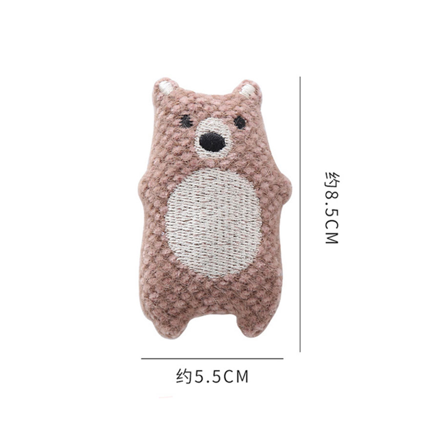 HelloDOG 玩具嚴選 絨毛貓薄荷玩具 小兔小熊浣熊 1個 (隨機款) (圖片3)