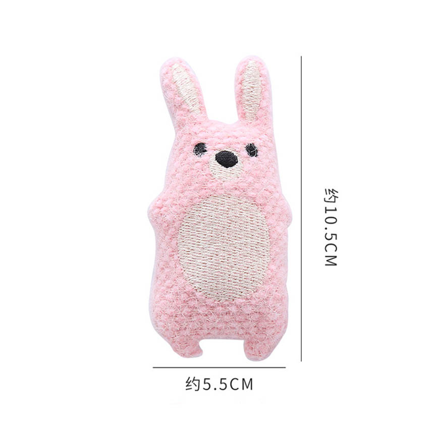 HelloDOG 玩具嚴選 絨毛貓薄荷玩具 小兔小熊浣熊 1個 (隨機款) (圖片4)