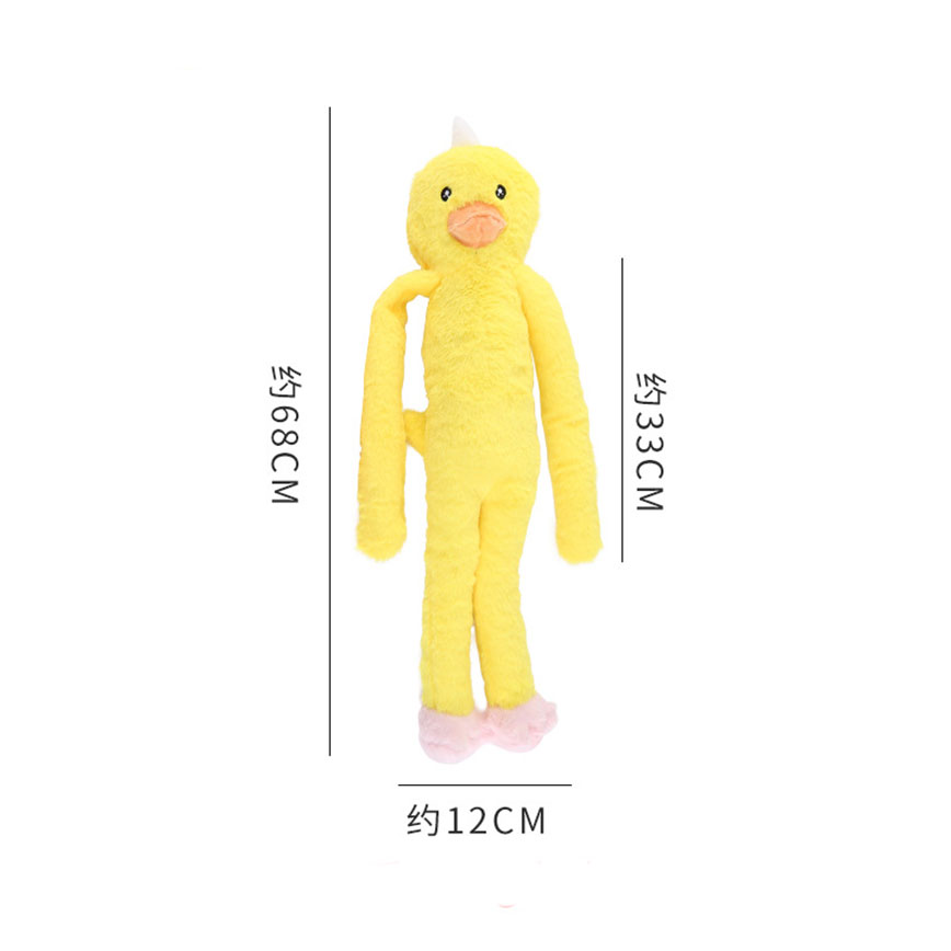 HelloDOG 玩具嚴選 安撫陪伴寵物玩具 小鴨大豬 1個 (隨機款) (圖片4)