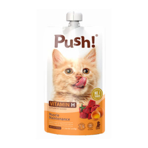 貓小食-Push-噗滋包-貓咪主食肉泥-雞肉-甲魚-110g-PH07-Push-寵物用品速遞