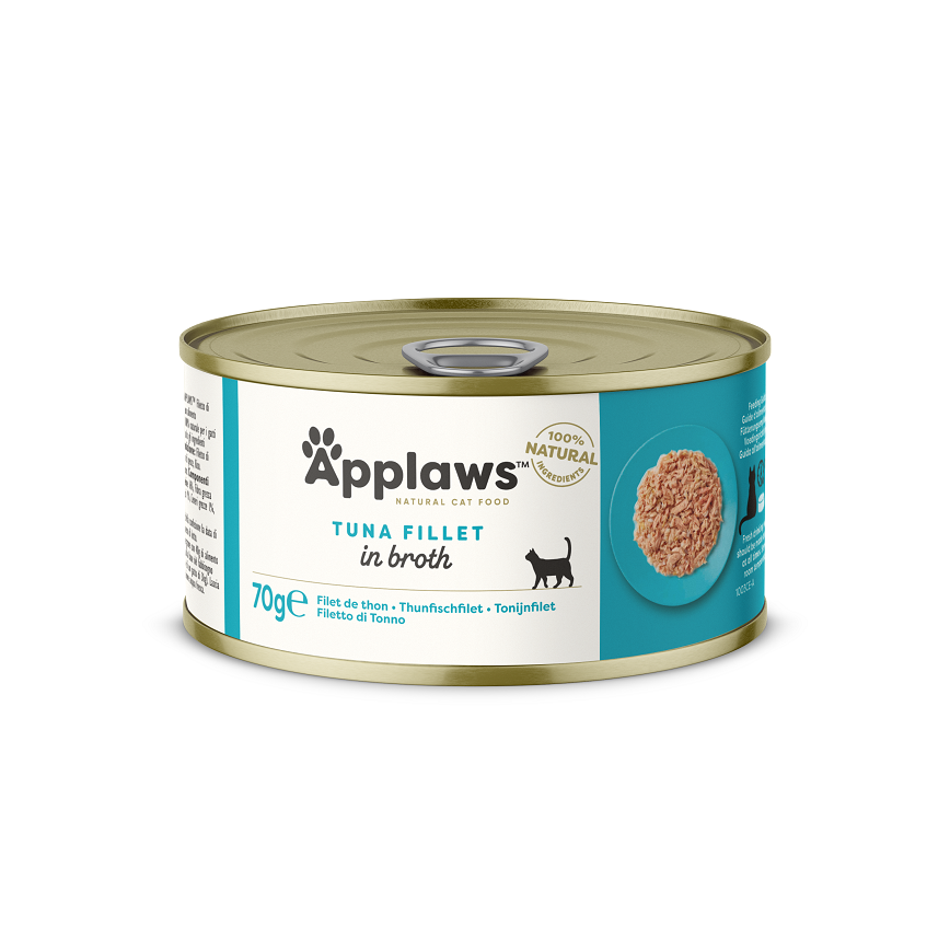 Applaws Applaws 貓罐頭 天然優質吞拿魚 Tuna Fillet 70g (淺綠) (1003)