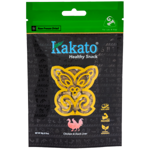 貓小食-Kakato卡格-貓狗零食-凍乾純肉小食-雞-鴨肝-20g-955-Kakato卡格-寵物用品速遞