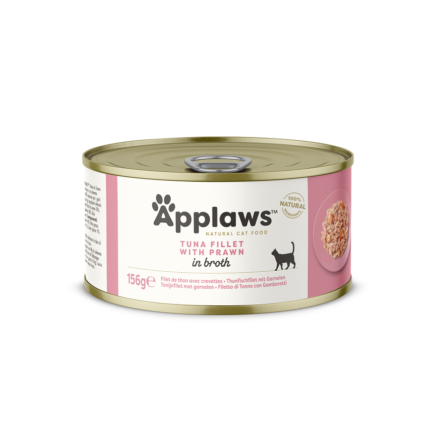 Applaws 貓罐頭 天然優質吞拿魚及蝦 Tuna with Prawn 156g (淺粉紅) (2008) (圖片3)