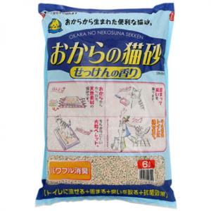Hitachi-豆腐貓砂-日本Hitachi豆腐貓砂-藍色肥皂味-6L-豆腐貓砂-豆乳貓砂-寵物用品速遞