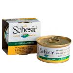 Schesir 啫喱貓罐頭 雞肉絲及蟹肉飯 85g 貓罐頭 貓濕糧 Natural Code 寵物用品速遞