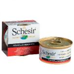 Schesir 啫喱貓罐頭 吞拿魚及鮮蝦飯 85g 貓罐頭 貓濕糧 Natural Code 寵物用品速遞