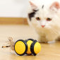 貓咪玩具-自嗨貓玩具-小蜜蜂極速玩具車-1件-其他
