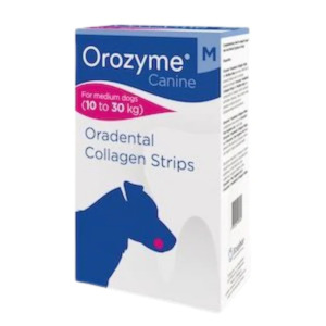 狗狗清潔美容用品-Ecuphar-Orozyme-Collagen-Strips-M-科盾狗用骨膠原潔牙條-中型犬-cardon003-口腔護理-寵物用品速遞