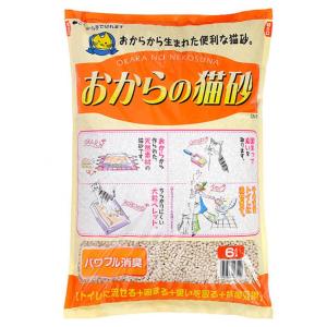 Hitachi-豆腐貓砂-日本Hitachi豆腐貓砂-橙色原味-6L-豆腐貓砂-豆乳貓砂-寵物用品速遞