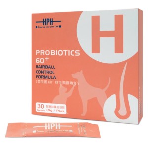 貓犬用保健用品-HPH-寵物益生菌-60⁺-排毛潤腸配方-1_5g×30包-H-1912-HPH-寵物用品速遞